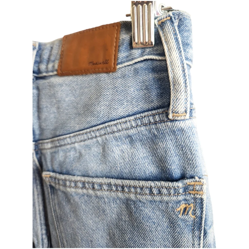 Madewell The Momjean in Gilford Wash Ripped Edition Size 24 High Rise AJ214 - Picture 7 of 8